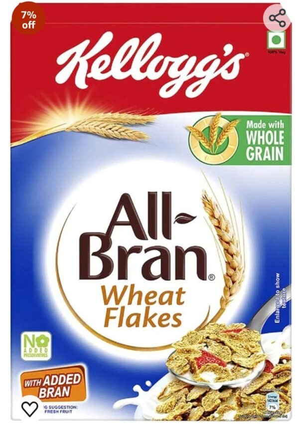 Kelloggs(All Bran Wheats Flakes 440g)