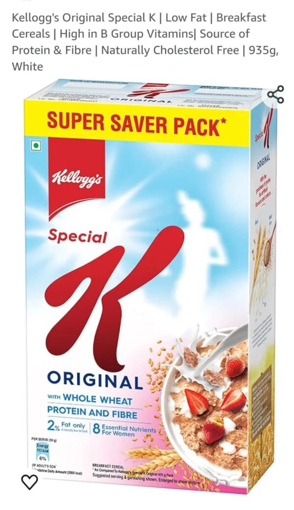 Kelloggs (Special Original Protein And Fibre 455gx1pcs)