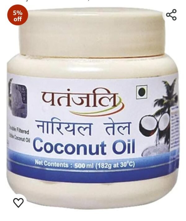 PATANJALI(COCONUT OIL(500mlx1pcs)