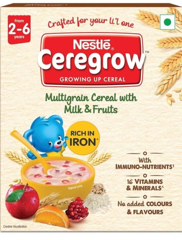 Ceregrow ( Multigrain Cerelac with Milk & Fruits ) 300 g – 2 Pcs