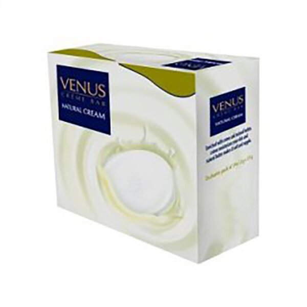 Venus Creme Bar Natural Cream (Exclusive Pack  Of  4+100g)(100gx8)