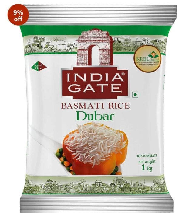 INDIA GATE Basmati Rice (Long Graind )(1kgx1pc)